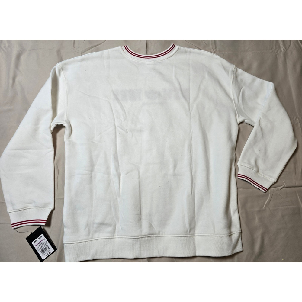 NWT Girls New York Tennis Club Sweatshirt White Graphic Pullover XS (4/5) - Picture 3 of 5